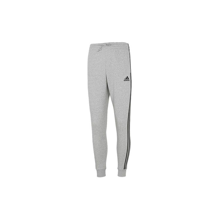 Adidas Повседневные длинные брюки с боковой полосой Мужские брюки Серые GM1091 S