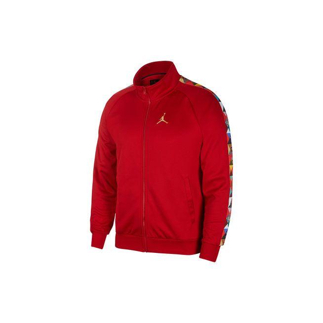 Jordan CNY Трико Год Свиньи Приталенная мужская куртка Красная CD9038-687 L