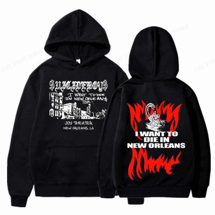 Худи Suicideboy Мужские Женские Модные Толстовки Музыкальные Альбомы Толстовки Большие Толстовки Хип-Хоп Толстовка Suicide Boys Пальто Sudaderas S
