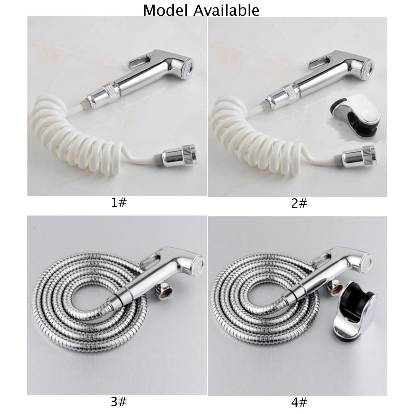Туалет Shattaf Adapter Spray Handheld Bidet Shower Head Настенный кронштейн Набор шлангов 2#