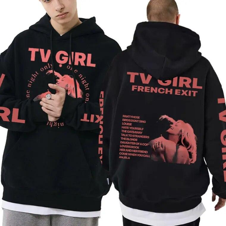 Limited Cults TV Girl One Night Only Толстовка с принтом унисекс Толстовка в стиле хип-хоп Унисекс Женские повседневные толстовки в стиле Харадзюку Толстовки унисекс L