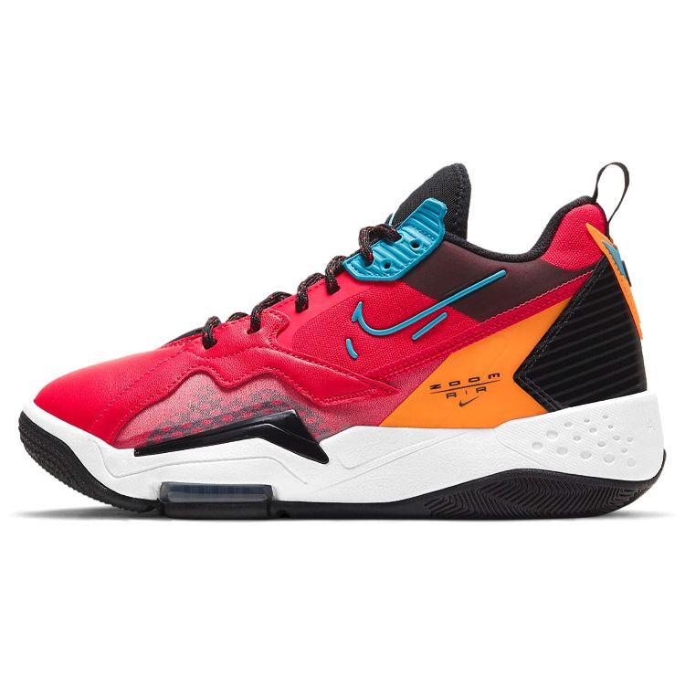 Air Jordan Jordan Zoom 92 Siren Красные женские кроссовки Black Total-Orange Blue-Fury CK9184-600 36