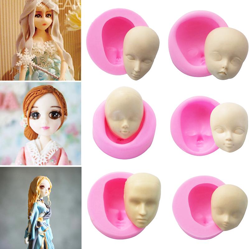Форма силиконовая жаропрочная в виде детского лица. DIY 1