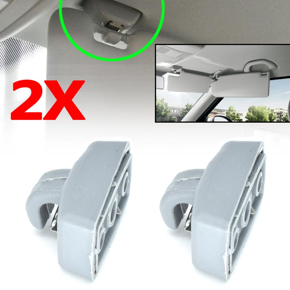 2 шт. Для VW Amarok Beetle Bora Transporter T4 T5 T6 Passat B5 Polo Saveiro Sharan Golf 4 Touran EOS Caddy Campmob солнцезащитный козырек зажимы