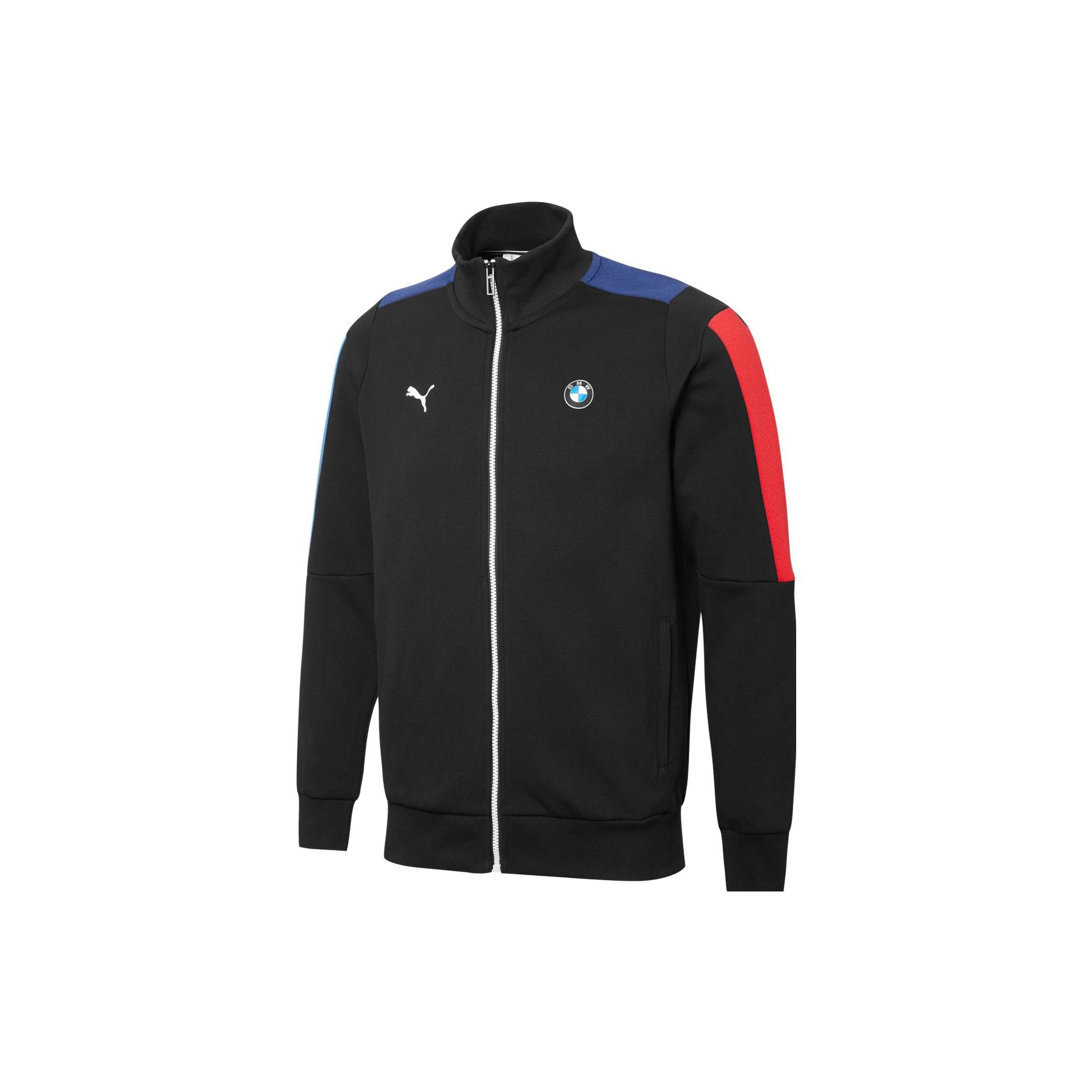 Ветровки  Joom Мужская куртка Puma BMW Motorsport Colorblock Racing с воротником-стойкой черная 599506-01 XS