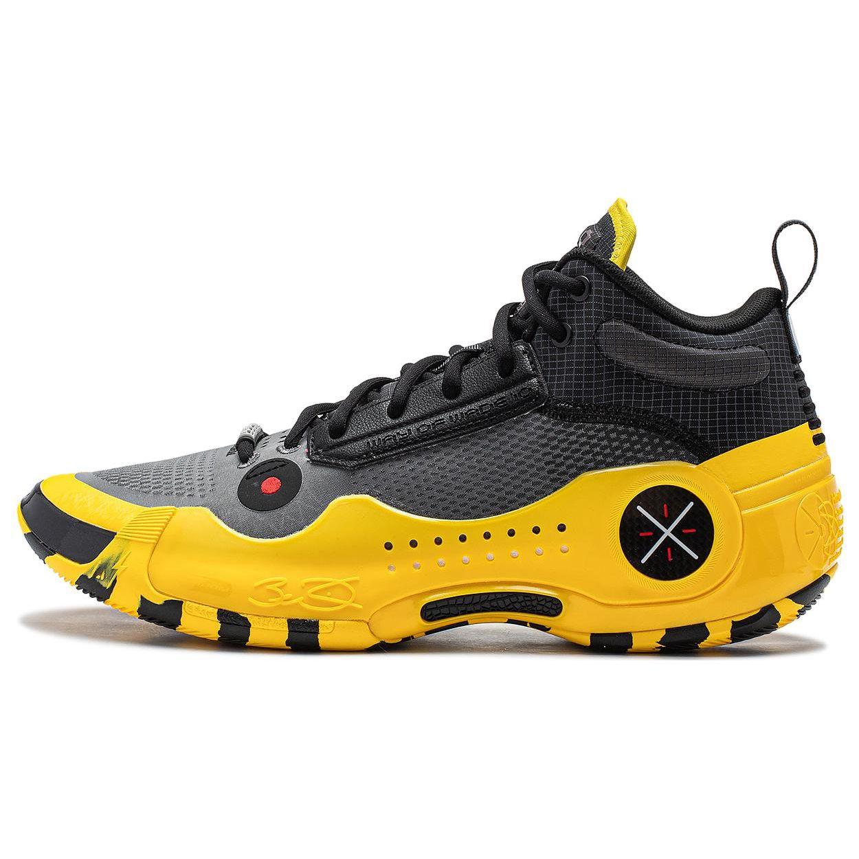Мужские кроссовки Li-Ning Way of Wade 10 Caution черный желтый ABAS115-10 41