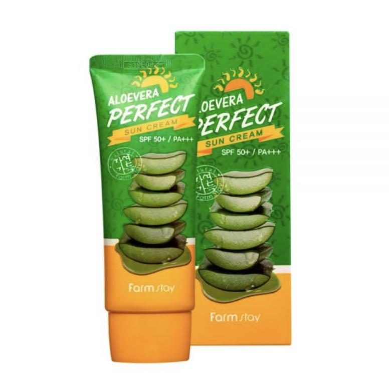   Joom FARM STAY Aloe Vera Perfect Sun Cream SPF 50+ PA+++ 70 г (3 варианта) 1pcs