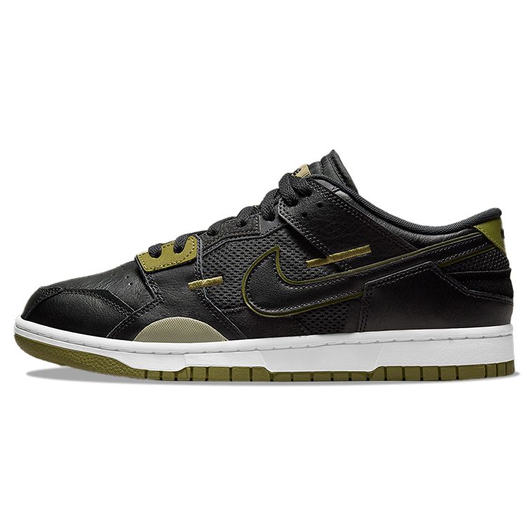 Мужские кроссовки Nike Dunk Low Scrap Black Olive Pilgrim Off-Noir DM0128-001 39