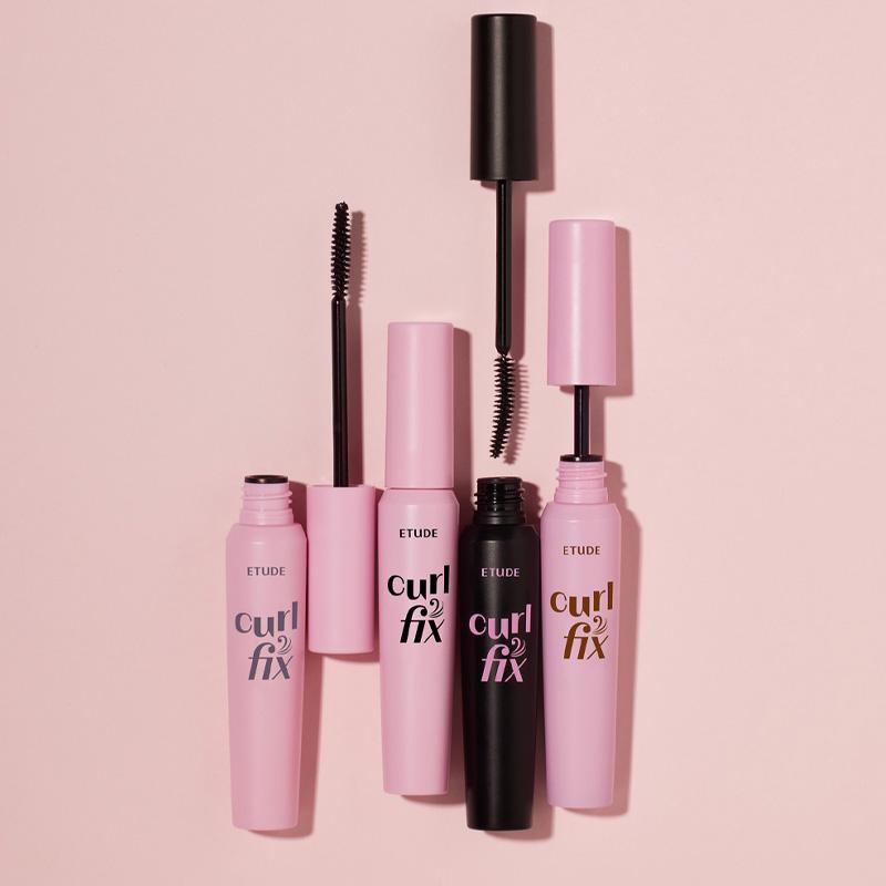 Etude House НОВАЯ тушь для ресниц Curl Fix 8 г, 4 вида (7 вариантов) 01.Black x 1PCS