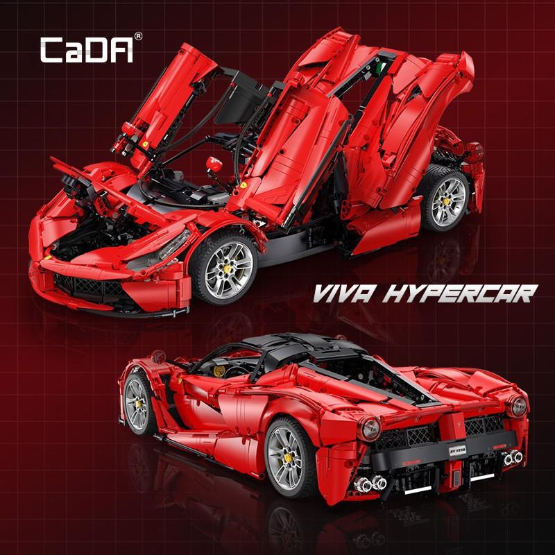 Cada C61505 Laferrari Viva Hypercar Развивающая игрушка Строительные блоки Игрушки Модель Строительные наборы Игрушки и хобби для детей Without Box