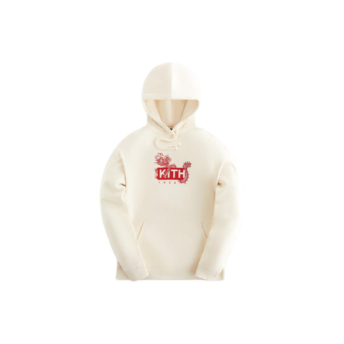 Толстовка унисекс с вышивкой Kith Year Of The Dragon Off-White KHT030118-102 XL