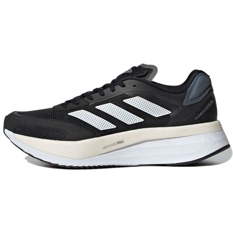 Adidas Adizero Boston 10 Wide Black White Кроссовки унисекс Core-Black Cloud-White Grey-Five GZ5426 40