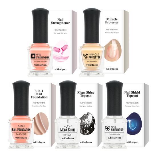 С линией Shan Care Line 5 типов 3-in-1 nail foundation 1