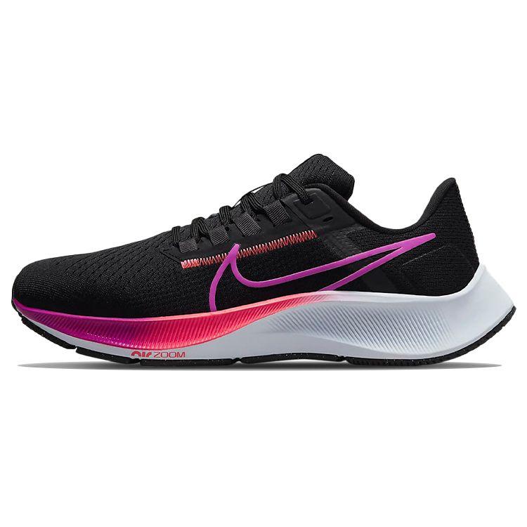 Nike Air Zoom Pegasus 38 Black Hyper Violet Женские кроссовки Off-Noir Flash-Crimson CW7358-011 35.5