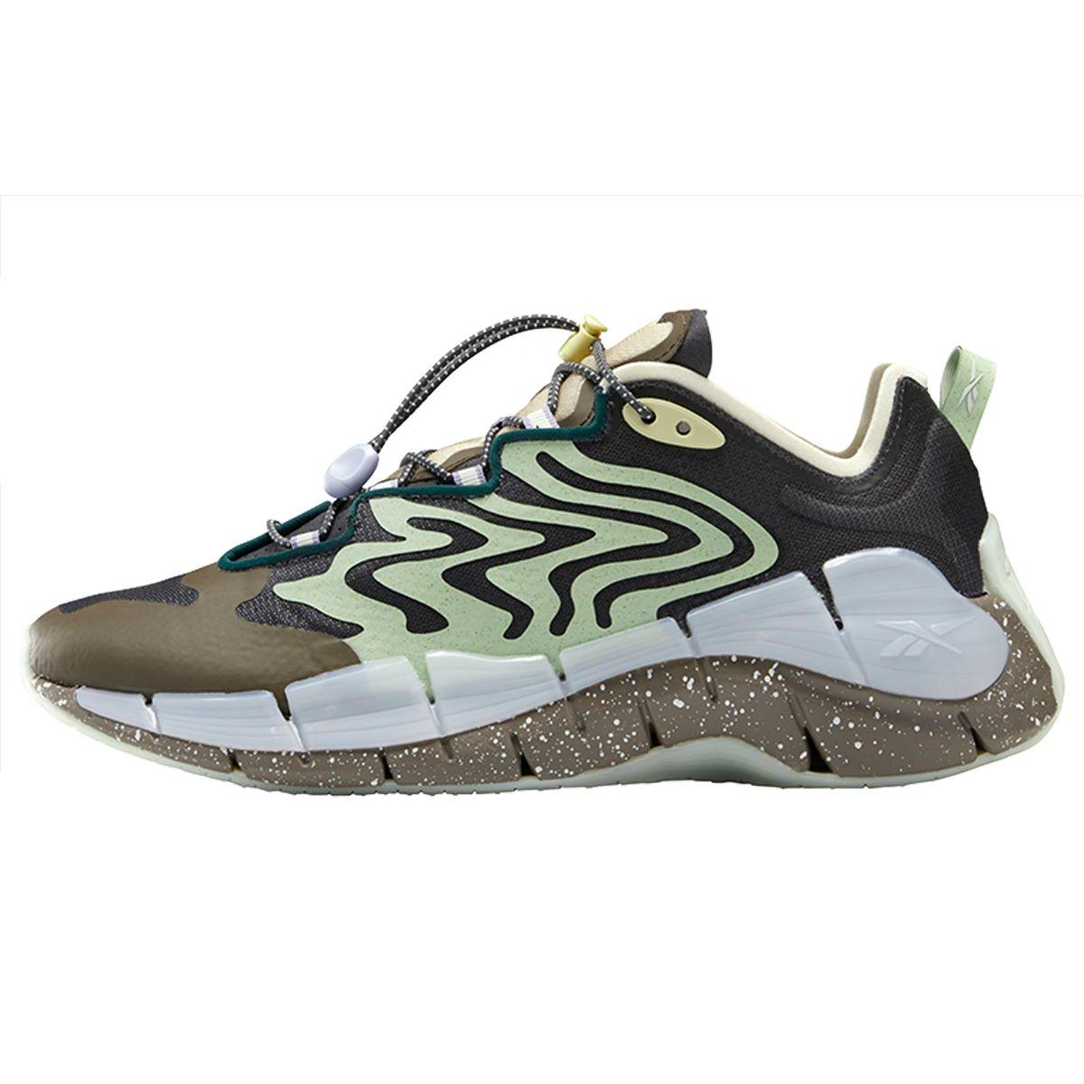 Reebok Brain Dead x Zig Kinetica 2 Mad Science - Aloe Green Кроссовки унисекс Серые True-Grey-8 Terrain-Grey S23890 37.5