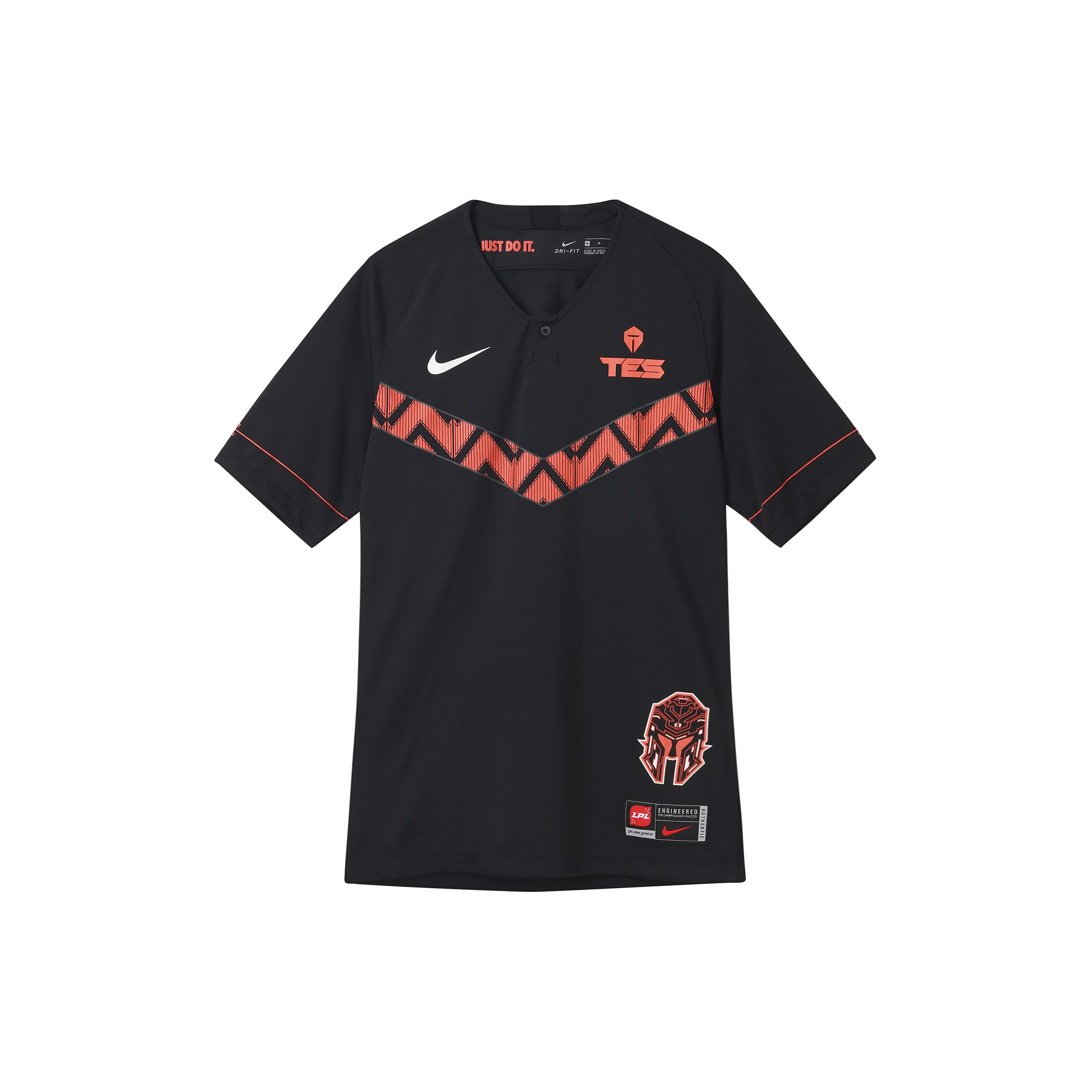 Мужская футболка с коротким рукавом Nike LPL TES Team Competition, черная CV9631-010 S