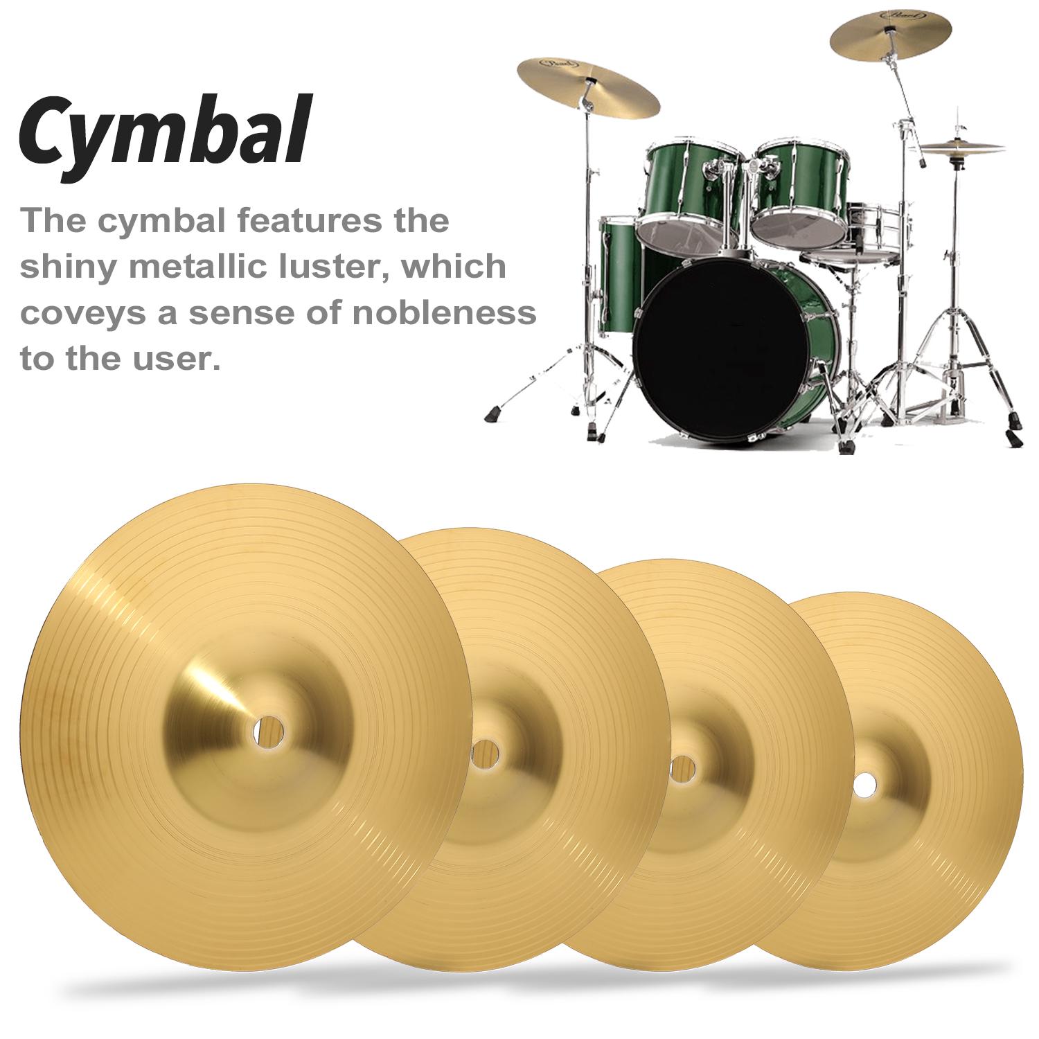 Латунные тарелки Crash Cymbal Барабанные инструменты Практичная тарелка из сплава для ударных инструментов 8