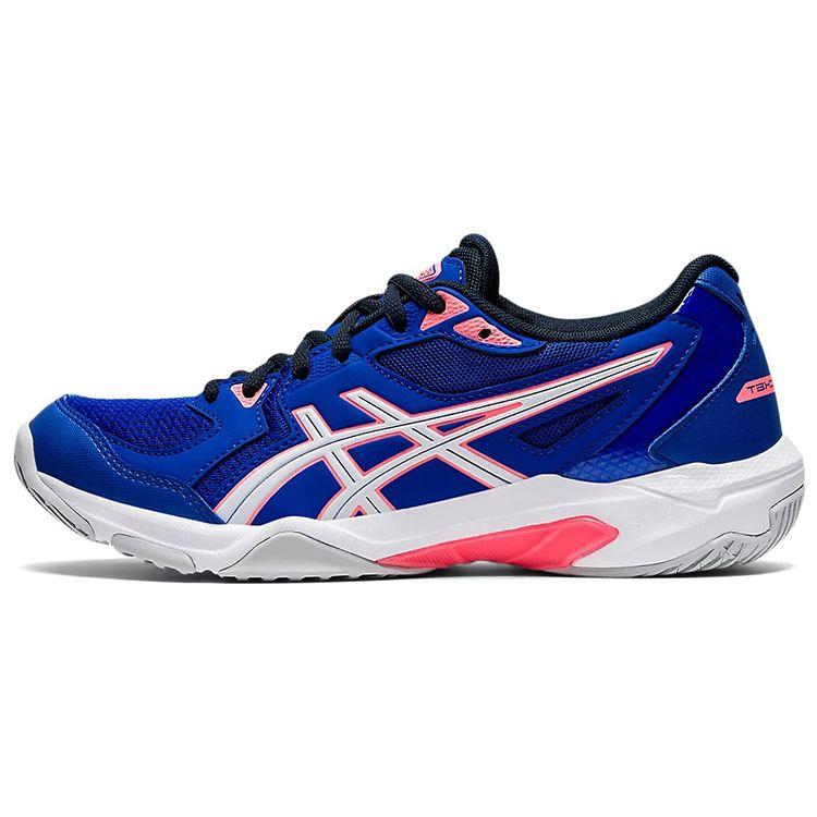 Женские кроссовки ASICS Gel Rocket 10 Lapis Lazuli Blue, белые 1072A056-402 37