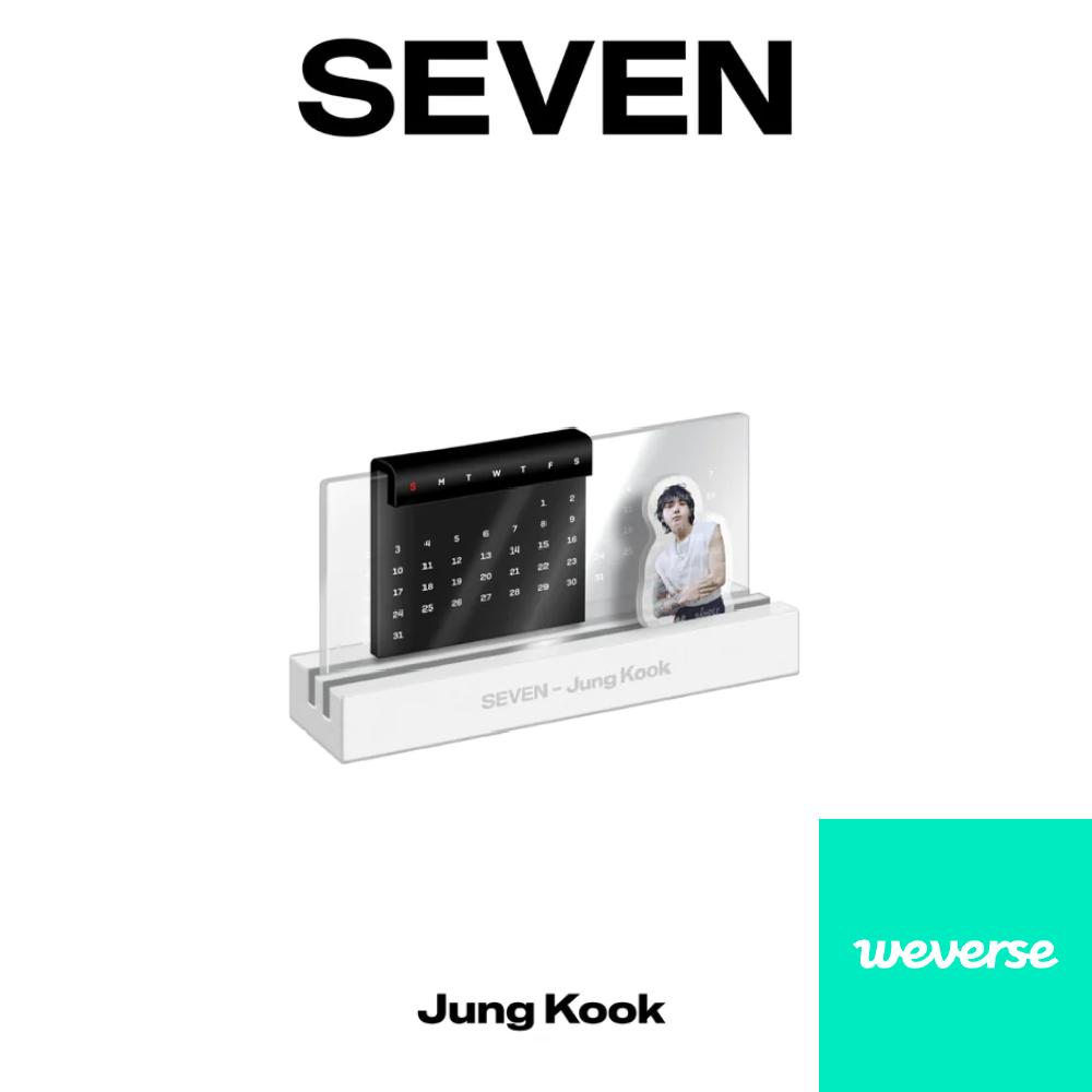 Игрушки Акриловый календарь-подставка BTS Jungkook SEVEN