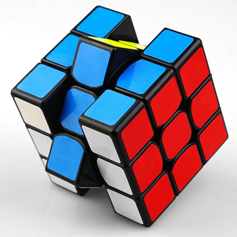 Пазлы и головоломки 3x3x3 Magic Cube Speed cubes Puzzle Neo Cube rubick Magico Cubo Наклейка Взрослые развивающие игрушки чёрный