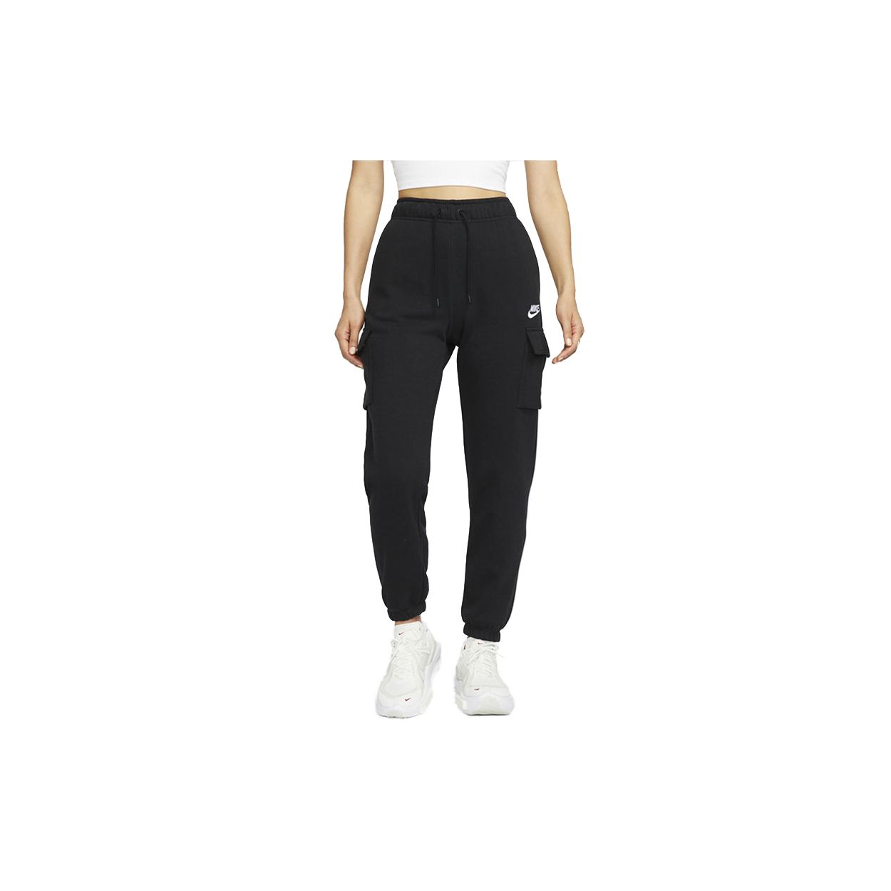 Женские трикотажные брюки-джоггеры Nike, черные DD8714-010 S