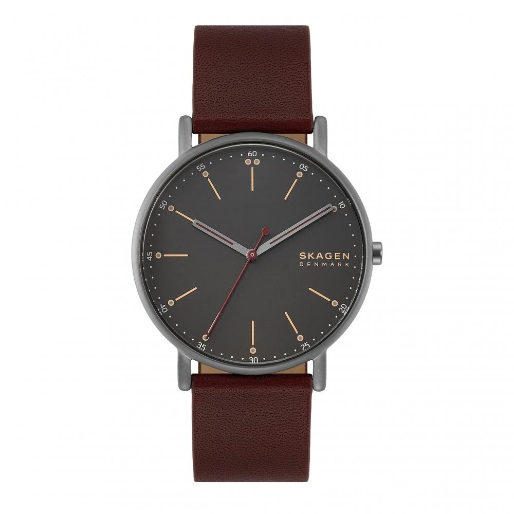[Skagen] Часы Skagen Signatur SKW6860 мужские коричневые, оригинальный импортный продукт