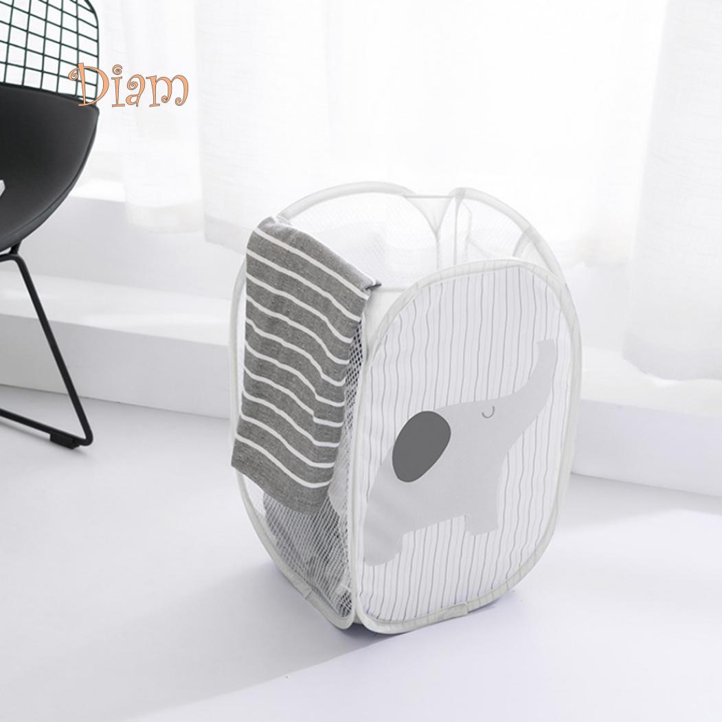 Lachepper Elephant большая корзина для белья грязная одежда игрушка складное ведро для хранения розовый