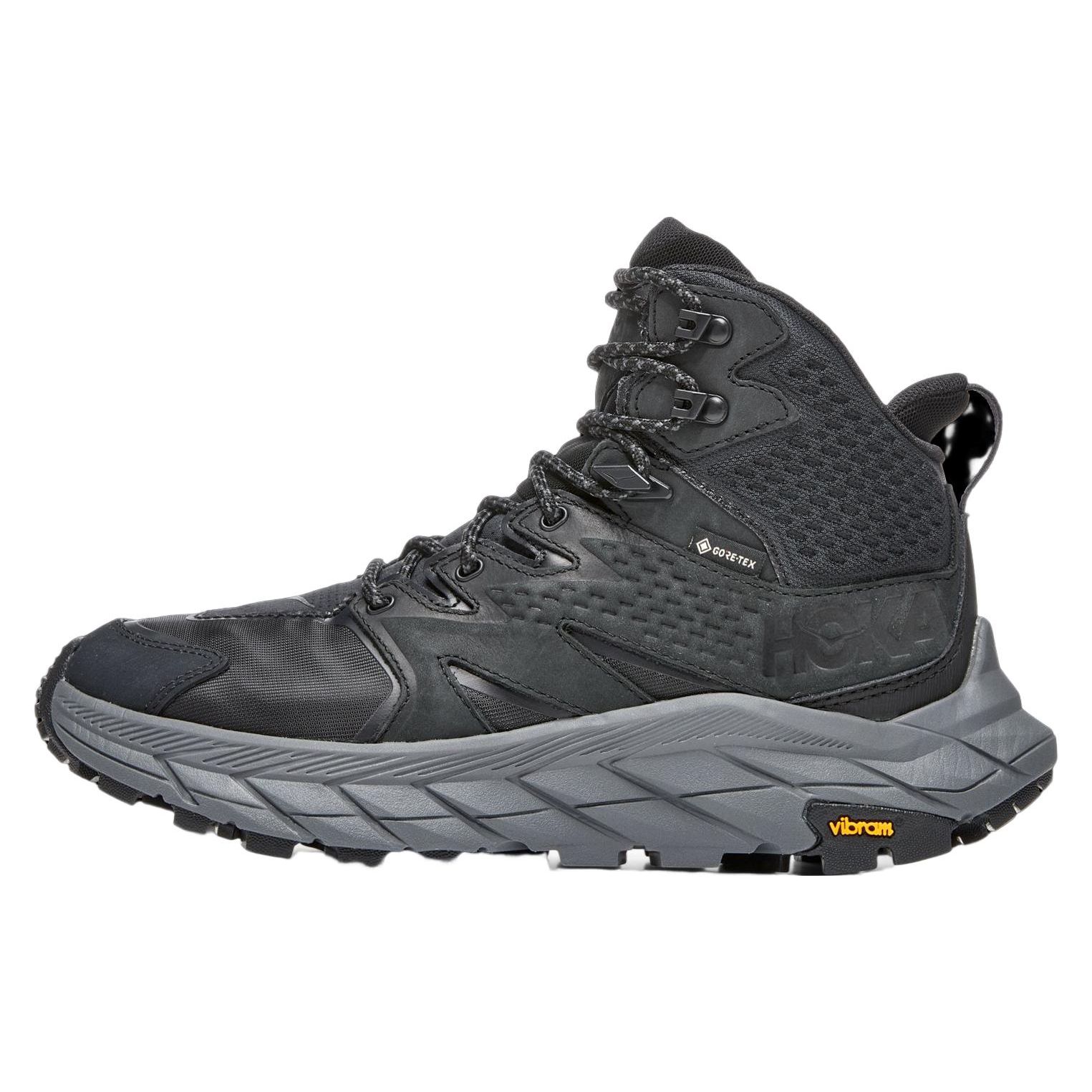 HOKA Anacapa Mid GORE-TEX Черные Серые Женские Кроссовки 1119372-BBLC 38.5