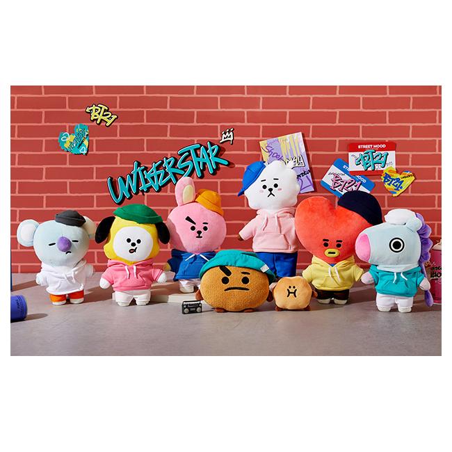 Line Friends BT21 Street Mood стоячая кукла (6 вариантов) CHIMMY