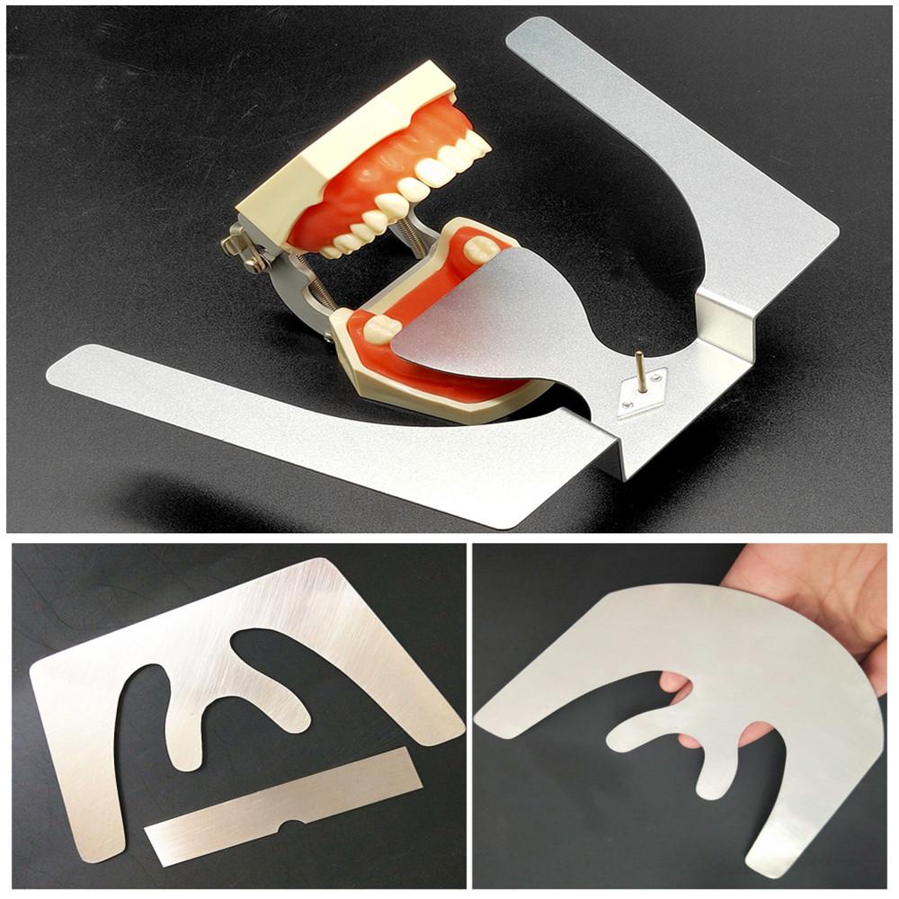 Стоматологическая ортодонтическая окклюзионная литейная челюсть Fox Plane Plate 3D тип Полный протез для отбеливания зубов 1 set A