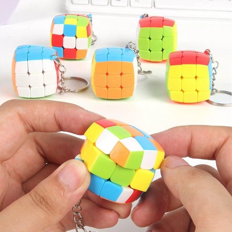 Головоломки  Joom Мини-куб 3x3x3 брелок Magic Cube Puzzle Professional Magic Cube детские игрушки 1