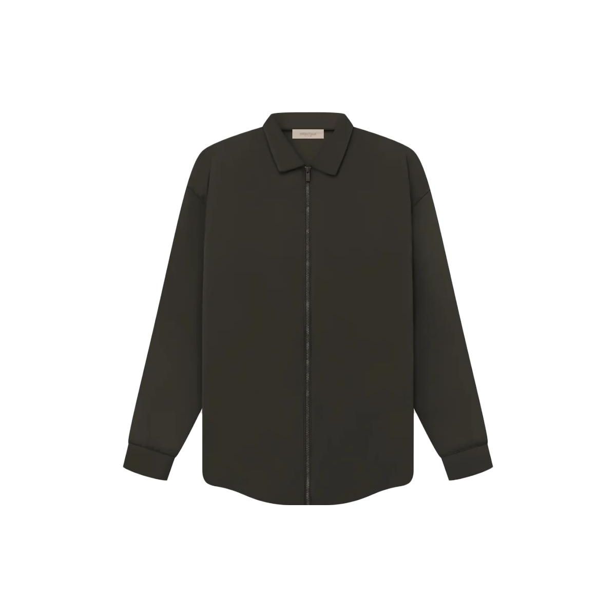 Повседневные рубашки  Joom Нейлоновая куртка-рубашка Fear of God Essentials SS23 Мужские куртки Off-Black FOG-SS23-070 L