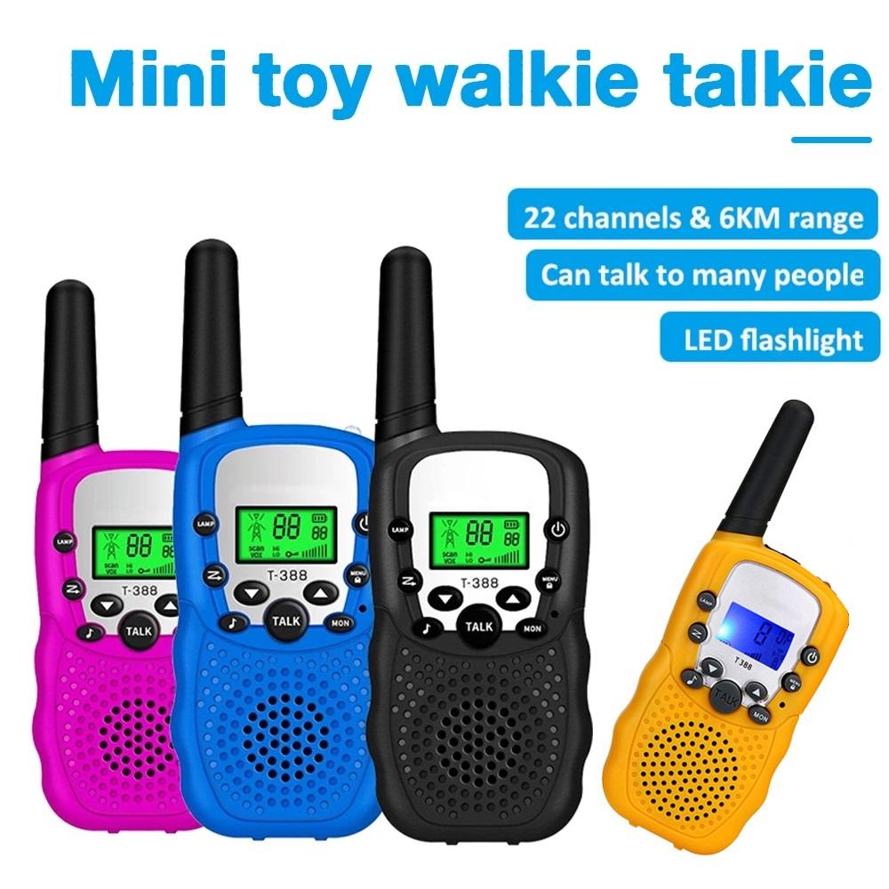 Игрушечные рации Портативная детская мини-игрушка Walkie Talkie Двусторонняя связь Удаленный домофон 【1PCS】European countries чёрный