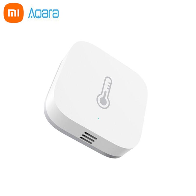 Датчик температуры и влажности Xiaomi Aqara, умный датчик давления воздуха для Android, IOS, приложения Mijia, умное беспроводное управление Zigbee белый