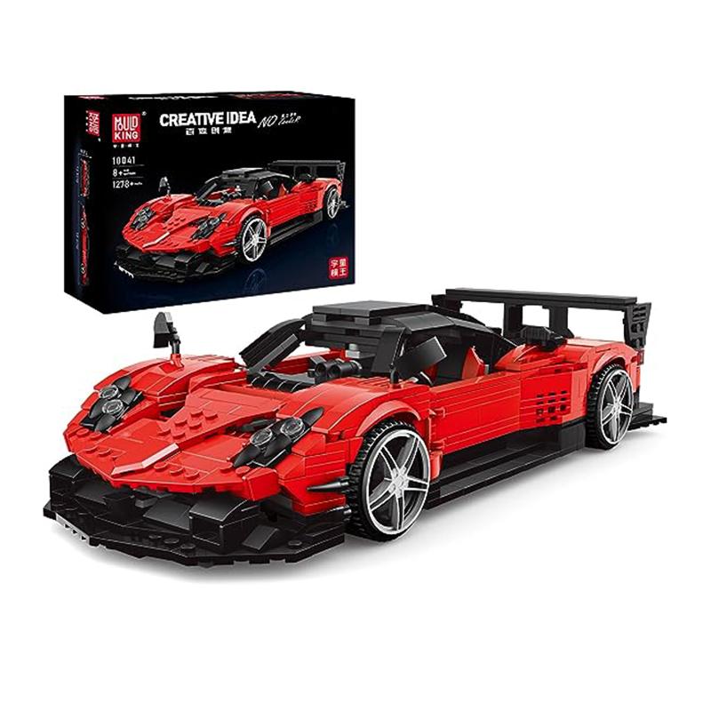 MOLD KING 10041 Технический F1 автомобиль Pagani Zonda, модель спортивного автомобиля, строительные блоки, кирпичи, суперкар, игрушки, коллекция подарков для детей
