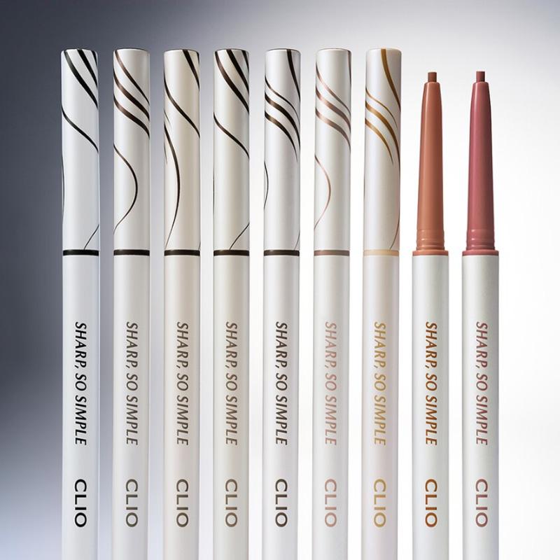Водостойкий карандаш-лайнер CLUB CLIO Sharp, So simple 0,14 г, 9 цветов (15 вариантов) 1.black x 1pcs