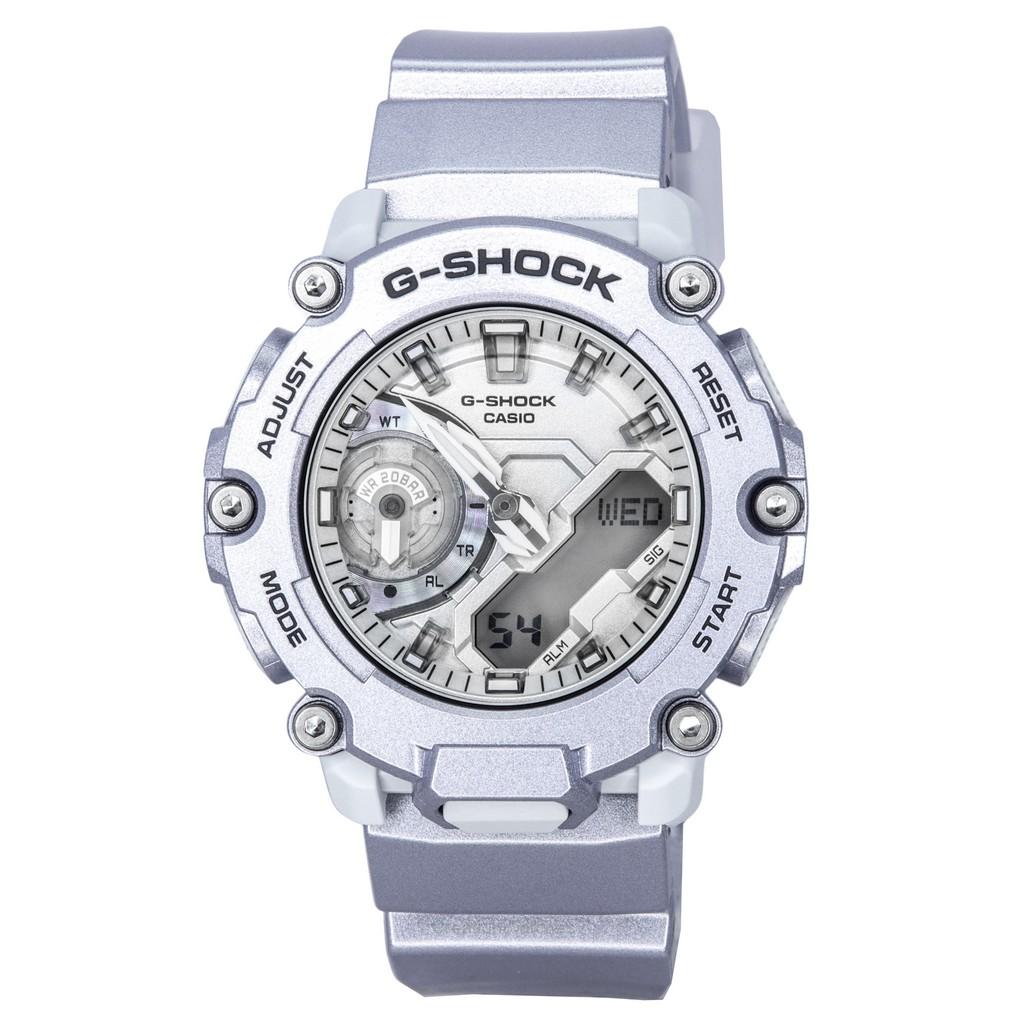 Аналоговые цифровые аналоговые цифровые часы Casio G-Shock серии Forgotten Future с серым циферблатом, кварцевые мужские часы GA-2200FF-8A 200M серый