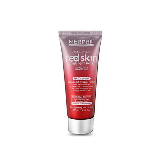 MERPHIL Red Skin Overnight Pack (с цветочной водой) 100 мл