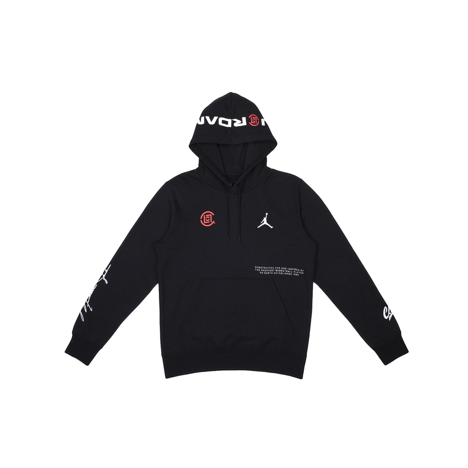 Мужская толстовка с капюшоном Air Jordan Clot X с логотипом US Edition, черная AR8395-010 M