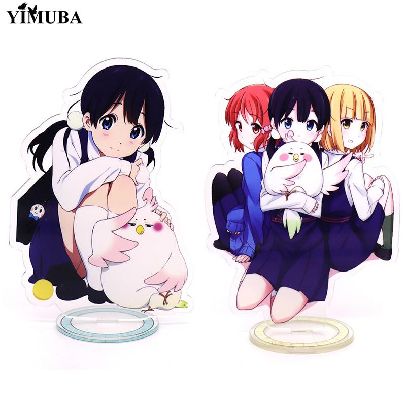 Фигурки аниме Tamako Love Story, подставка для модели, тарелка Tamako Ooji Mochizou, двухсторонний акриловый держатель для стола, декор для детей 1