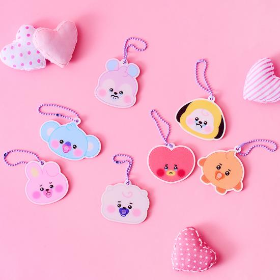 Брелок для ключей BT21 NEWBORN Чечевицеобразный детский CHIMMY