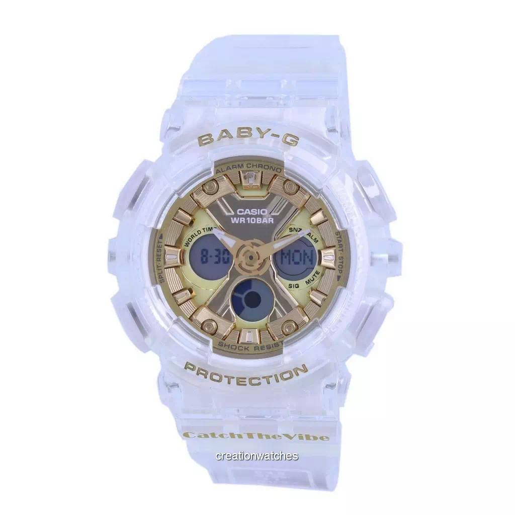 Casio Baby-G Special Colour Analog Digital BA-130CVG-7A BA130CVG-7 100M женские часы золотой