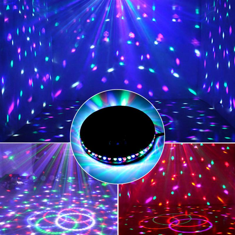 5W 48Led Подсолнечник вращающийся сценический светильник RGB для бара Dj Party Pub Настенный светильник