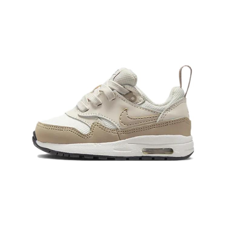 Nike Кроссовки Air Max 1 EasyOn TD Phantom Light Orewood Brown Baby черные хаки DZ3309-006 22