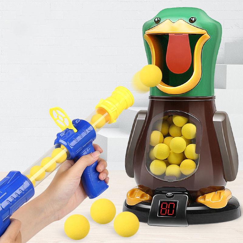 Игрушечные пистолеты  Joom Игрушечные лошадки Hungry Shooting Duck, пистолет 98K, пневматический пистолет, мягкая пуля, забив мяч, боевые игры со светом, может ходить, пистолет, подарки для детей no light timer