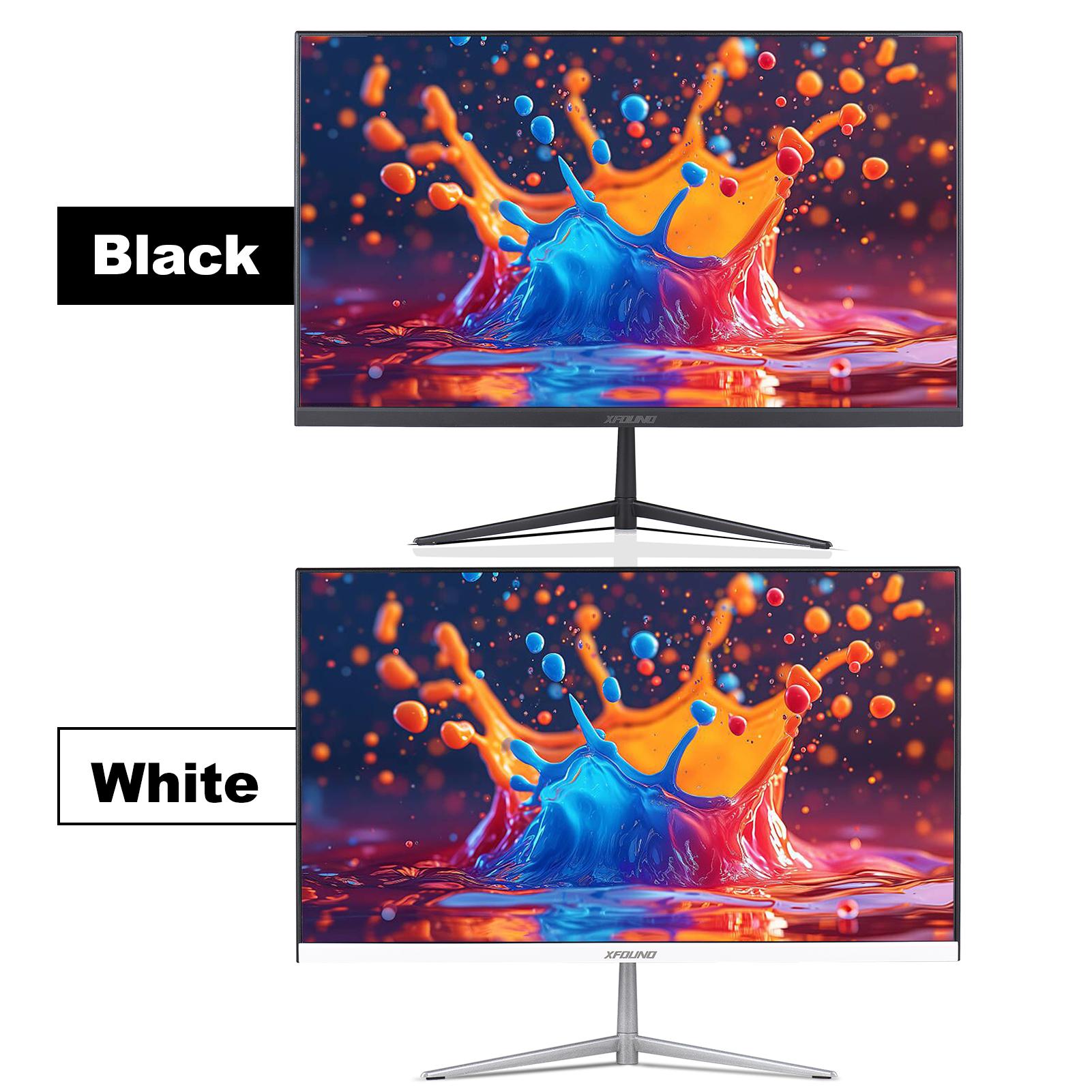 Настольный монитор 24 дюйма High Clear 16:9 IPS-панелей, 250 кдм2, ультратонкий светодиодный монитор, совместимый с HDMI US Plug чёрный