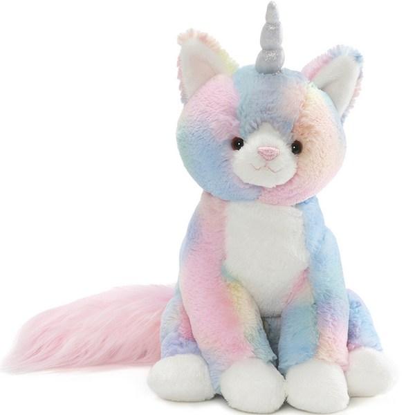Кукла-кошка Gund Rainbow Unicorn, разные цвета, 32см, Популярные игрушки для корейских детей