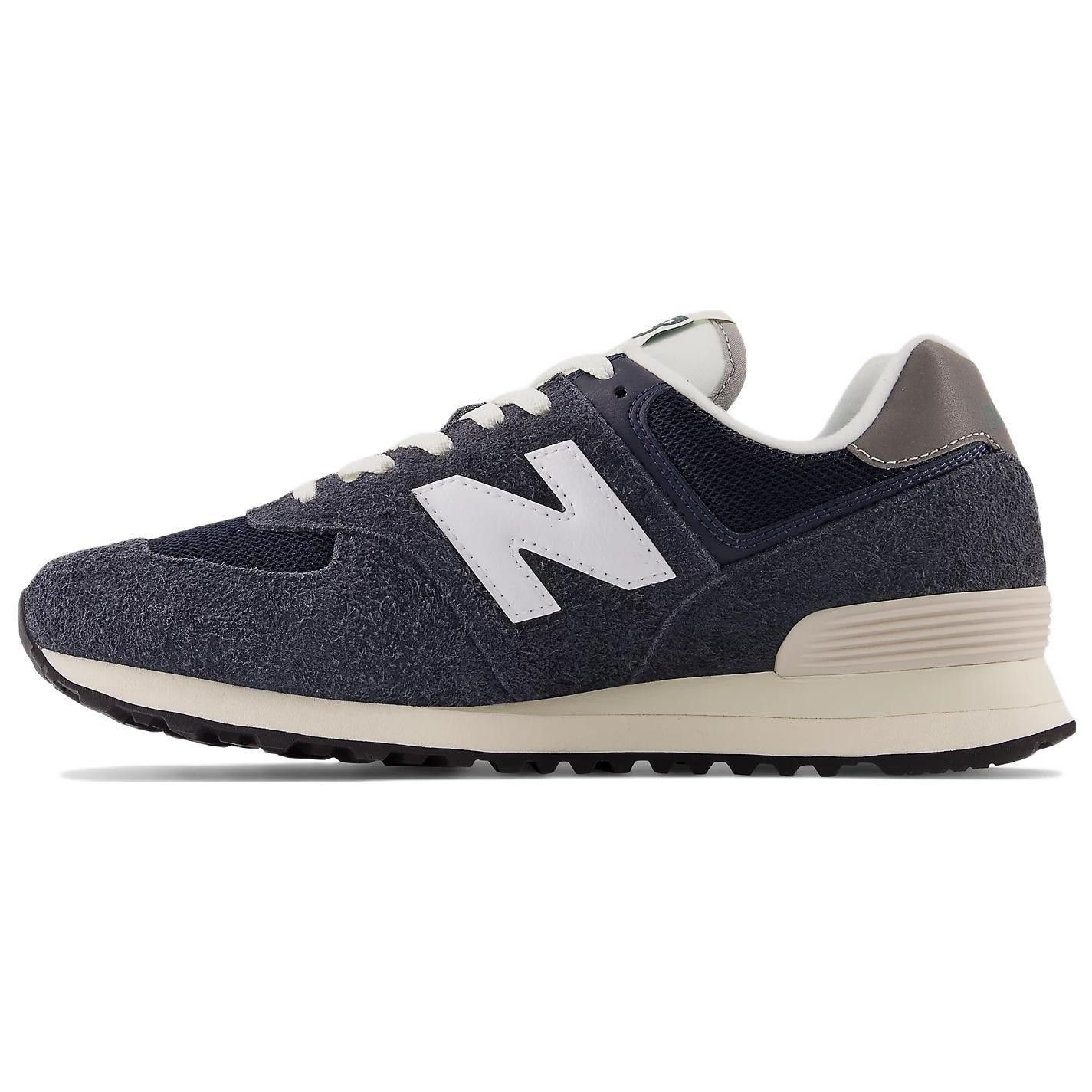 Кроссовки унисекс New Balance 574 черно-белые U574RH2 37