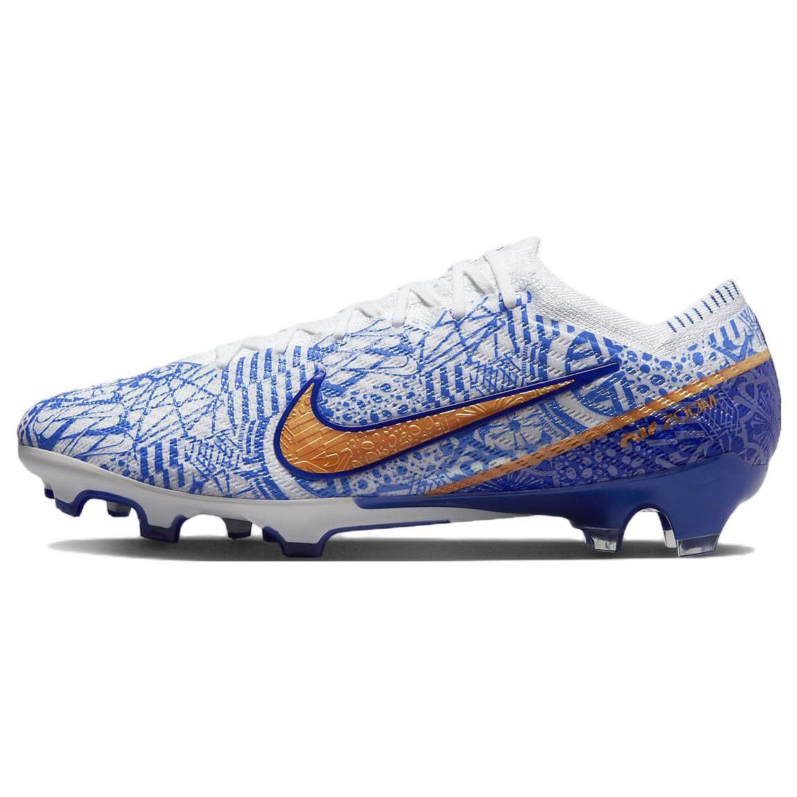Футбольные бутсы Кроссовки унисекс Nike Zoom Mercurial Vapor 15 Elite CR7 FG Azulejo Синий Белый Concord DQ5299-182 45