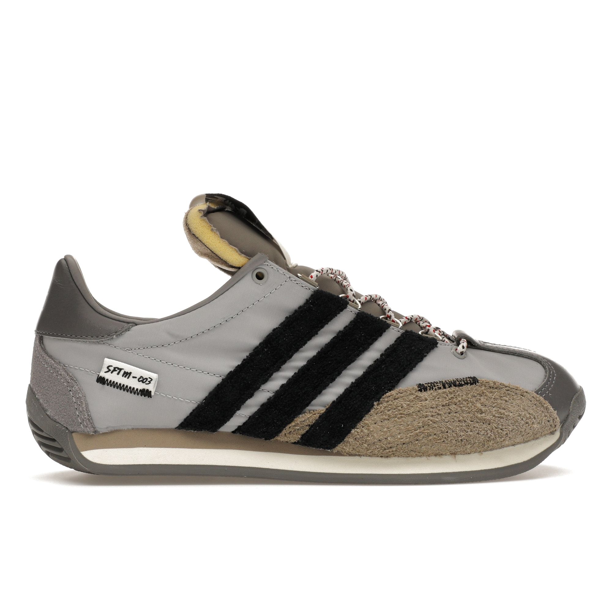Кроссовки унисекс adidas Song for the Mute x Country OG Grey Black Grey-Two Core-Black Grey-Four IH7519 46